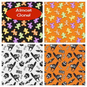 Fabric selections from the Glow Ghost collection