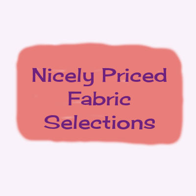 Fabric selections that are sale priced