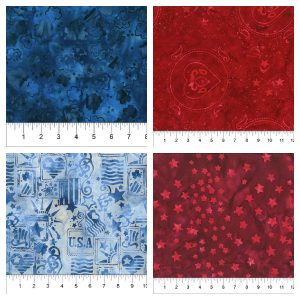 Fabric selections from the Bandana collection