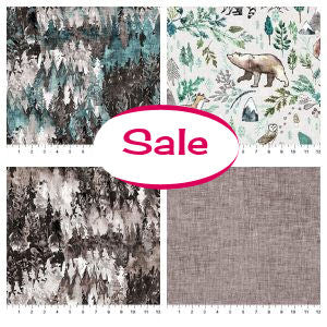 Fabric selections from the Forest Fable collection