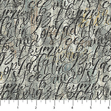 27710-95 - Gray Multi - My Type - Northcott Fabrics