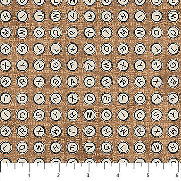 27711-34 - Lt Rust Multi - My Type - Northcott Fabrics