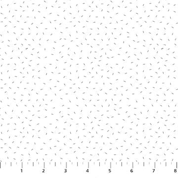 Dovetail - 92039-10 - gray on white scattered sprinkles - Figo Fabrics