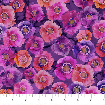 DP27503-85 - Small Floral - Dragonfly Dance - Northcott Fabrics