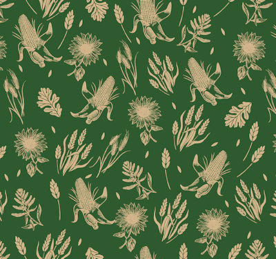 2024 AKNSH Shop Hop - 14582-44 - Green - Garden Toile - Benartex