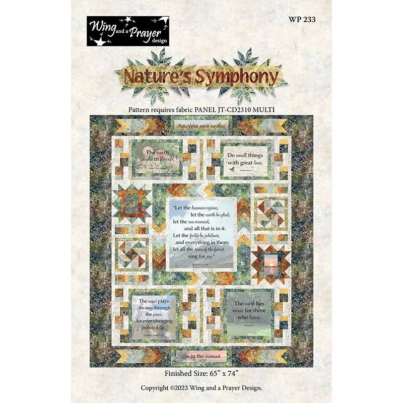 Nature's Symphony Quilt Kit