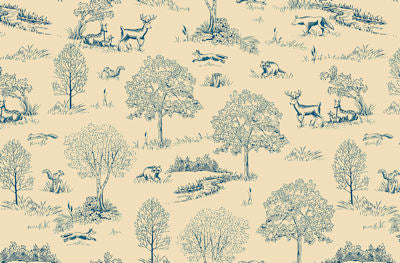 2024 AKNSH Shop Hop - 14585-07 - Ecru - Nature Toile - Benartex