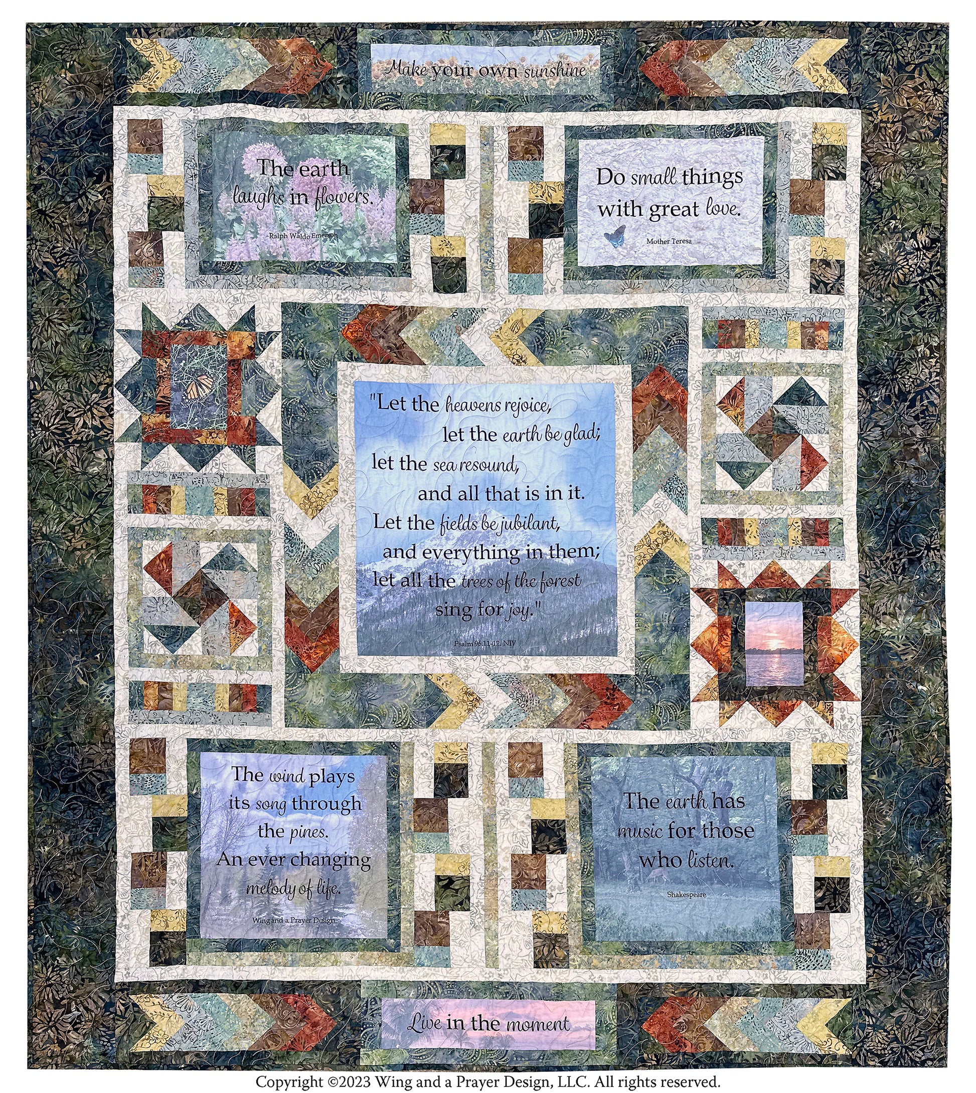 Nature's Symphony Quilt Kit