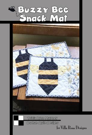 Buzzy Bee Snack Mat pattern