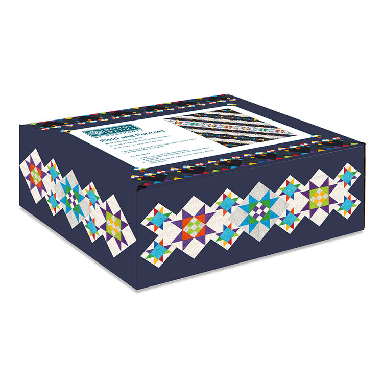 Fields & Furrows Bright BOM Quilt Kit Box