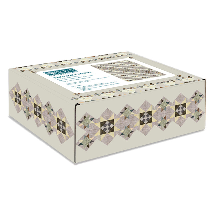 Fields & Furrows Neutral BOM Quilt Kit Box