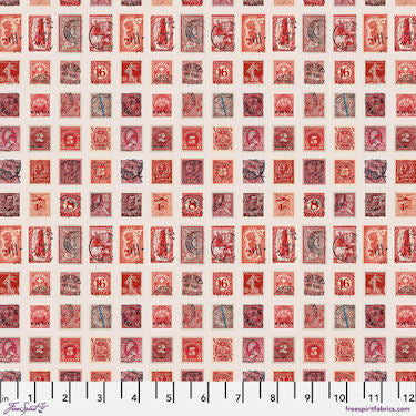 Red Palette - PWTH221.red - Stamps - Free Spirit Fabrics