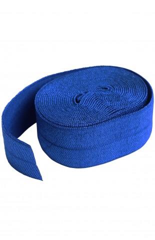 Fold-over Elastic, 20mm - Blast Off Blue