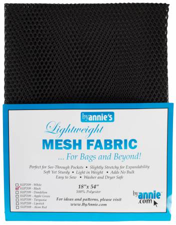 Lightweight Mesh Fabric Black