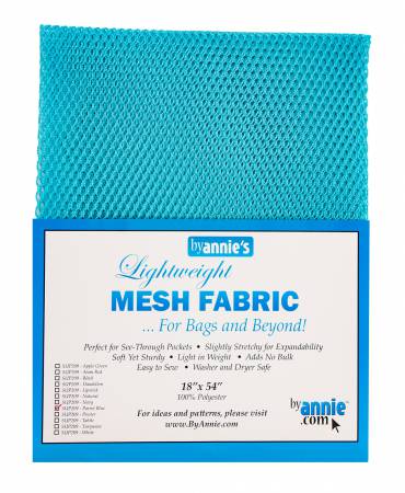 Lightweight Mesh Fabric Parrot Blue