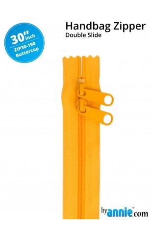 30" Handbag Zippers - Double Slide - Buttercup