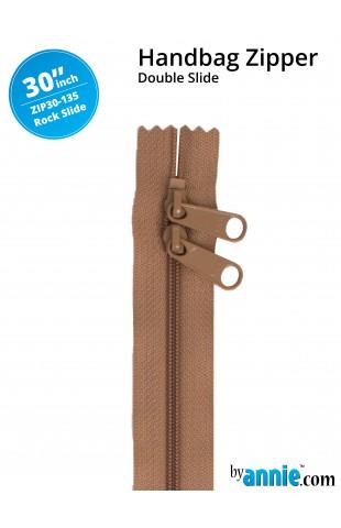 30" Handbag Zippers - Double Slide - Rock Slide